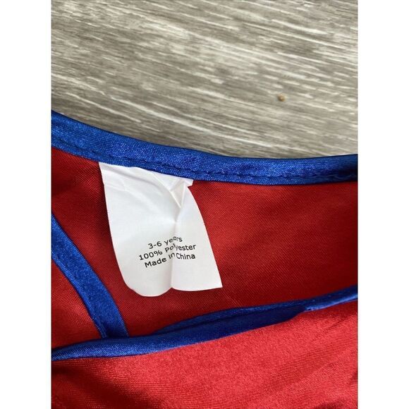 Super Hero Dress Up Cape & Mask Superman Costume DC Universe 3-6 Years Hallowee - Picture 3 of 3